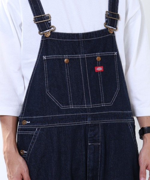 Dickies(ディッキーズ)の「【別注限定展開】Dickies ディッキーズ オーバーオール(サロペット/オーバーオール・メンズ・アイボリー/ライトブルー/ワンウォッシュ・M/L/XL)」の21枚目の写真