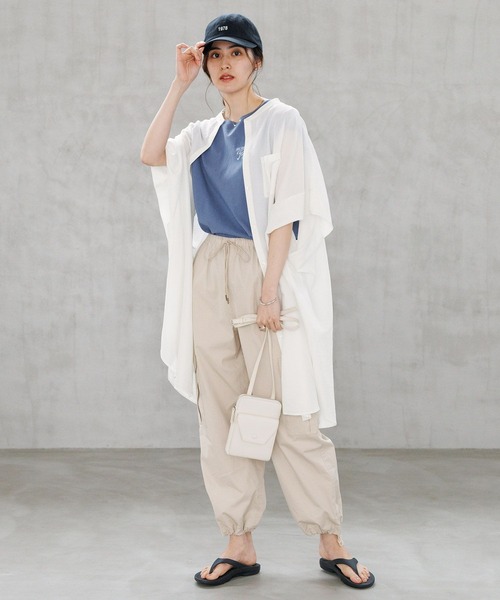 LEPSIM(レプシィム)の「サラキレポンチョチュニックワンピース/SS 163919(チュニック・レディース・イエロー/ブラック/オフホワイト/カーキ/ブラウン系その他・FREE)」の7枚目の写真