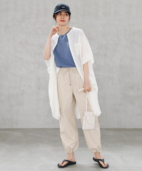 LEPSIM(レプシィム)の「サラキレポンチョチュニックワンピース/SS 163919(チュニック・レディース・イエロー/ブラック/オフホワイト/カーキ/ブラウン系その他・FREE)」の8枚目の写真