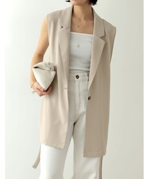 オープンサイドテーラードジレジャケット