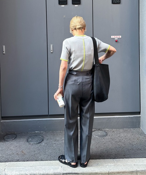 feepur（フェピュール）の「フェイクレザーショルダーバッグ（ショルダーバッグ・レディース・アイボリー/ブラック・FREE）」の20枚目の写真