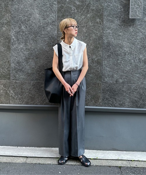 feepur（フェピュール）の「フェイクレザーショルダーバッグ（ショルダーバッグ・レディース・アイボリー/ブラック・FREE）」の15枚目の写真