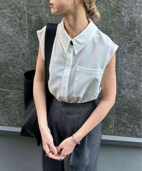 feepur（フェピュール）の「フェイクレザーショルダーバッグ（ショルダーバッグ・レディース・アイボリー/ブラック・FREE）」の18枚目の写真