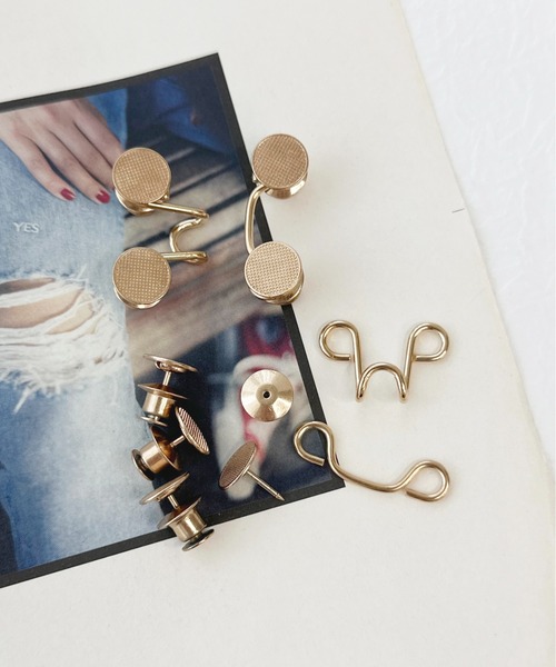 apres jour(アプレジュール)の「【apres jour×ARIAZ】ウエストバックル2個セット(ベルト・レディース・シルバー/ゴールド・FREE)」の8枚目の写真