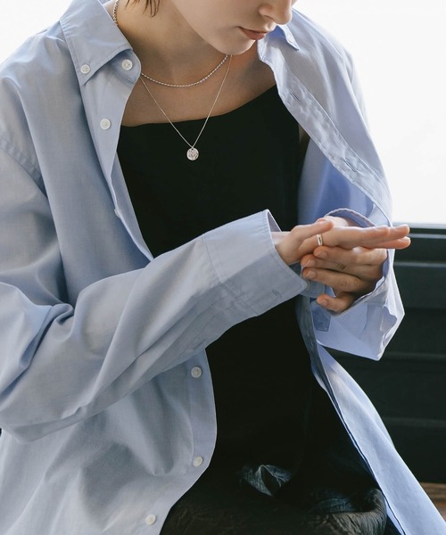 Ops.（オプス）の「ネックレス レディース シルバー925 金属アレルギー対応 コインネックレス【Novac ノバック】（ネックレス・レディース・シルバー系その他/ゴールド系その他/イエローゴールド/シルバー・ONE SIZE）」の6枚目の写真