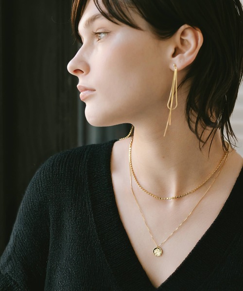 Ops.（オプス）の「ネックレス レディース シルバー925 金属アレルギー対応 コインネックレス【Novac ノバック】（ネックレス・レディース・シルバー系その他/ゴールド系その他/イエローゴールド/シルバー・ONE SIZE）」の9枚目の写真