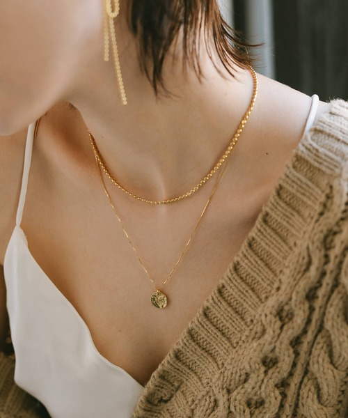 Ops.（オプス）の「ネックレス レディース シルバー925 金属アレルギー対応 コインネックレス【Novac ノバック】（ネックレス・レディース・シルバー系その他/ゴールド系その他/イエローゴールド/シルバー・ONE SIZE）」の8枚目の写真