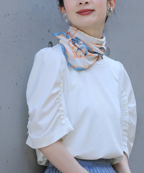 二の腕ふくよかさん向け 細見えパフスリーブ（Tシャツ/カットソー）｜CAWAII（カワイイ）