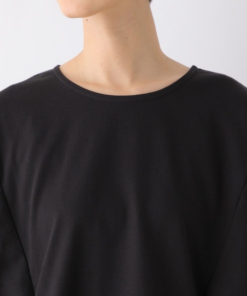 LEPSIM(レプシィム)の「マルチ機能ソデヘンカT 163541(Tシャツ/カットソー・レディース・ブラック/ブラック×ホワイト/オフホワイト/ライトグリーン/ライトパープル・FREE)」の20枚目の写真