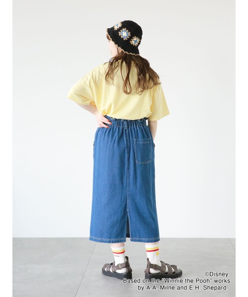 ehka sopo(エヘカソポ)の「【Disney】くまのプーさん/ラインソックス(ソックス/靴下・レディース・オフホワイト/マスタード・フリ-)」の3枚目の写真