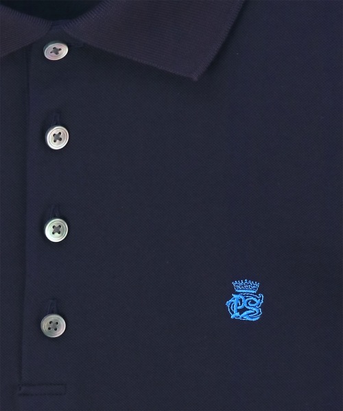 Paul Smith COLLECTION(ポールスミスコレクション)の「エンブロイダリーカノコ ポロシャツ / 134306 J2104(ポロシャツ・メンズ・ブラック/バーガンディー/ネイビー/オフホワイト・X-LARGE/MEDIUM/LARGE)」の9枚目の写真