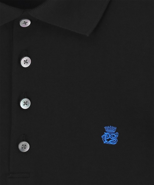 Paul Smith COLLECTION(ポールスミスコレクション)の「エンブロイダリーカノコ ポロシャツ / 134306 J2104(ポロシャツ・メンズ・ブラック/バーガンディー/ネイビー/オフホワイト・X-LARGE/MEDIUM/LARGE)」の7枚目の写真