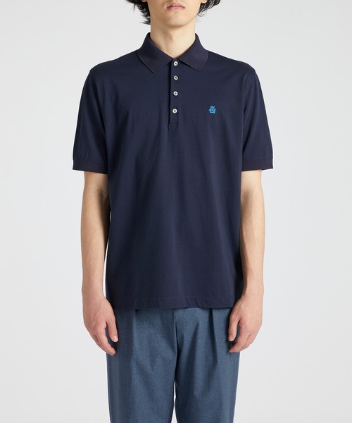 Paul Smith COLLECTION(ポールスミスコレクション)の「エンブロイダリーカノコ ポロシャツ / 134306 J2104(ポロシャツ・メンズ・ブラック/バーガンディー/ネイビー/オフホワイト・X-LARGE/MEDIUM/LARGE)」の14枚目の写真