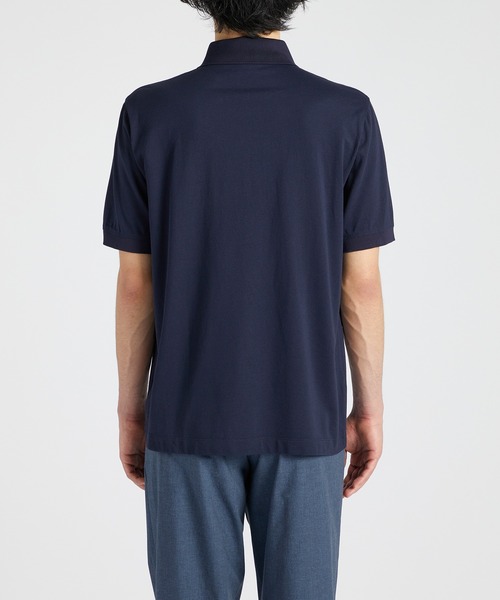 Paul Smith COLLECTION(ポールスミスコレクション)の「エンブロイダリーカノコ ポロシャツ / 134306 J2104(ポロシャツ・メンズ・ブラック/バーガンディー/ネイビー/オフホワイト・X-LARGE/MEDIUM/LARGE)」の16枚目の写真