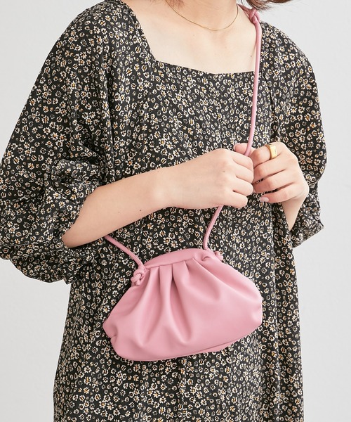 CIAOPANIC TYPY(チャオパニックティピー)の「がま口ギャザーミニショルダー(ショルダーバッグ・レディース・ブラック/ピンク/シルバー/イエロー・ONE SIZE)」の13枚目の写真