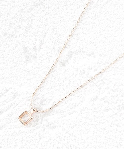 SHOO・LA・RUE（シューラルー）の「◆ミニボールチェーンスライダーネックレス（ネックレス・レディース・ピンクゴールド/ゴールド/シルバー・00）」の3枚目の写真