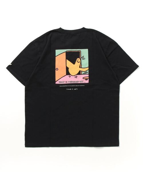 (What it isNt)ART BY MARKGONZALES(ワットイットイズント)の「What it isNt-2H7-13302-S/S TEE(Tシャツ/カットソー・メンズ・ホワイト/ブラック・L/XL)」の4枚目の写真