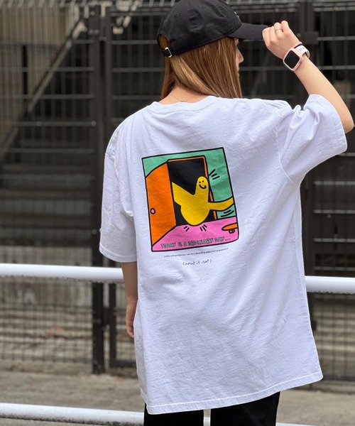 (What it isNt)ART BY MARKGONZALES(ワットイットイズント)の「What it isNt-2H7-13302-S/S TEE(Tシャツ/カットソー・メンズ・ホワイト/ブラック・L/XL)」の8枚目の写真