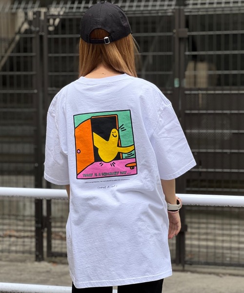 (What it isNt)ART BY MARKGONZALES(ワットイットイズント)の「What it isNt-2H7-13302-S/S TEE(Tシャツ/カットソー・メンズ・ホワイト/ブラック・L/XL)」の9枚目の写真