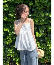 Ungrid | サイドオープンジャカードキャミ(キャミソール)