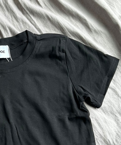 Kotoe(コトエ)の「【高レビュー】万能ミニ丈Tシャツ ミニT(Tシャツ/カットソー・レディース・ホワイト/ブラック/オリーブ/ワイン・FREE)」の9枚目の写真