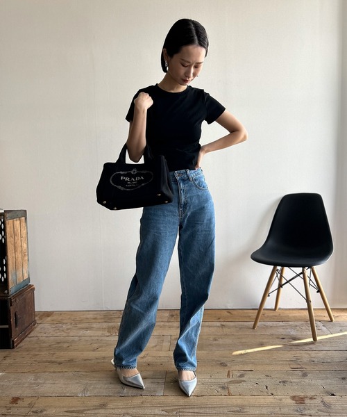 Kotoe(コトエ)の「【高レビュー】万能ミニ丈Tシャツ ミニT(Tシャツ/カットソー・レディース・ホワイト/ブラック/オリーブ/ワイン・FREE)」の12枚目の写真