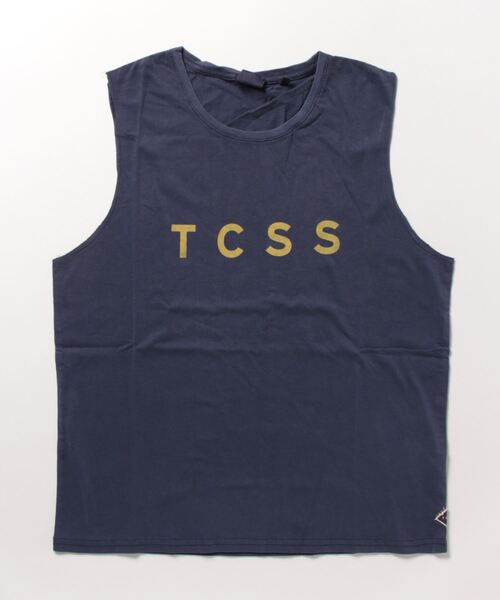 TCSS(ティーシーエスエス)の「TANK/Critical Slide(クリティカルスライド)TCSSタンクトップ(タンクトップ・レディース・イエロー/その他1/ネイビー・SMALL/MEDIUM)」の1枚目の写真