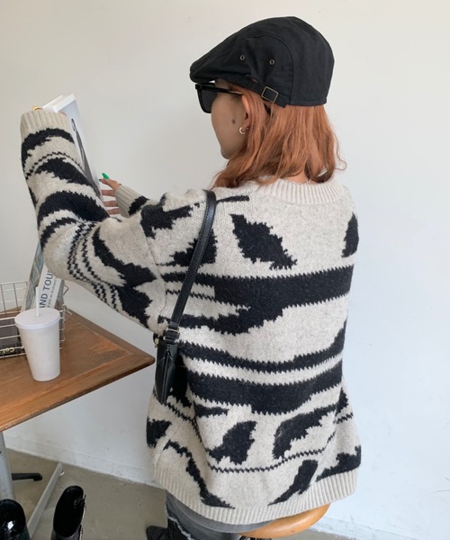 SHAGGIE(シャギー)の「コットンハンチング帽(ハンチング/ベレー帽・レディース・ブラック/ベージュ・FREE)」の5枚目の写真