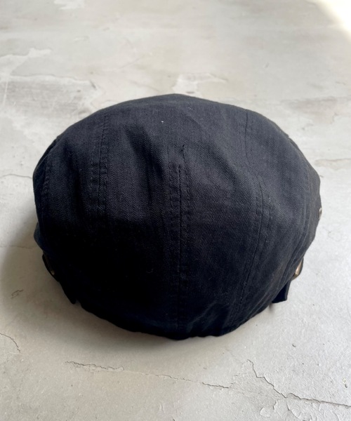 SHAGGIE(シャギー)の「コットンハンチング帽(ハンチング/ベレー帽・レディース・ブラック/ベージュ・FREE)」の13枚目の写真