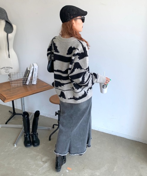 SHAGGIE(シャギー)の「コットンハンチング帽(ハンチング/ベレー帽・レディース・ブラック/ベージュ・FREE)」の6枚目の写真