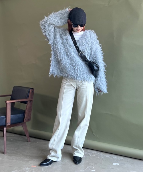 SHAGGIE(シャギー)の「コットンハンチング帽(ハンチング/ベレー帽・レディース・ブラック/ベージュ・FREE)」の11枚目の写真