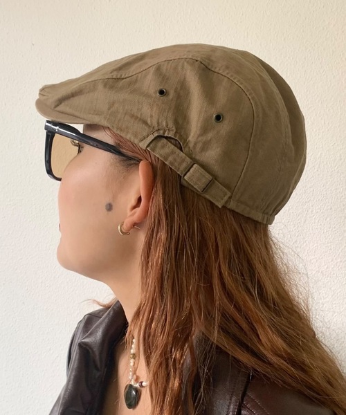 SHAGGIE(シャギー)の「コットンハンチング帽(ハンチング/ベレー帽・レディース・ブラック/ベージュ・FREE)」の16枚目の写真