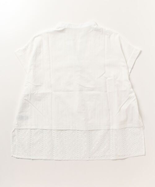 terrace(テラス)の「レースヘムスキッパーブラウス(シャツ/ブラウス・レディース・オフホワイト/ブラック・MEDIUM)」の14枚目の写真