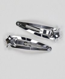 【2個セット】3Dスターデザイン メタルパッチピン