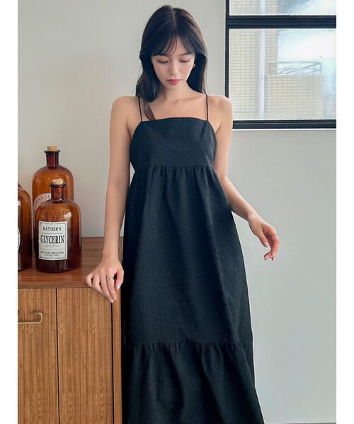 dazzlin(ダズリン)の「【ZOZO限定ITEM】ジャカードキャミワンピース(ワンピース・レディース・オフホワイト/ブラック/ブルー・FREE)」の19枚目の写真