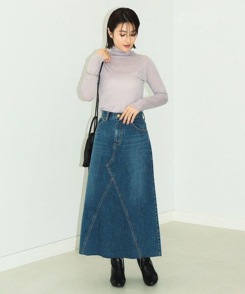 B:MING by BEAMS（ビーミングバイビームス）の「B:MING by BEAMS / ラメ タートルネック プルオーバー（Tシャツ/カットソー・レディース・ブラック/ラベンダー/シルバー・FREE）」の14枚目の写真