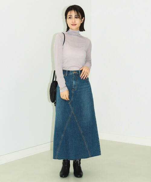 B:MING by BEAMS（ビーミングバイビームス）の「B:MING by BEAMS / ラメ タートルネック プルオーバー（Tシャツ/カットソー・レディース・ブラック/ラベンダー/シルバー・FREE）」の15枚目の写真