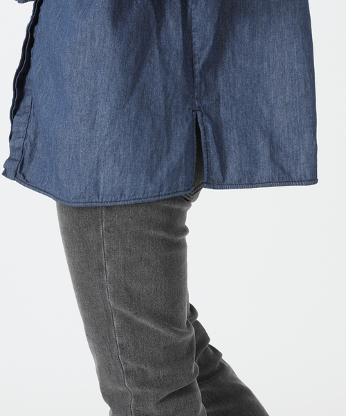 A PUPIL（アピューピル）の「《追加》《別注》【A PUPIL/ア ピューピル】デニムボウタイブラウス（シャツ/ブラウス・レディース・ブルー・FREE）」の15枚目の写真