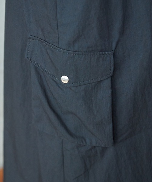 PAR ICI（パーリッシィ）の「コットンナイロンウェザー アーミーワンピース（ジャンパースカート・レディース・ブラック/ベージュ/ネイビー・FREE）」の19枚目の写真