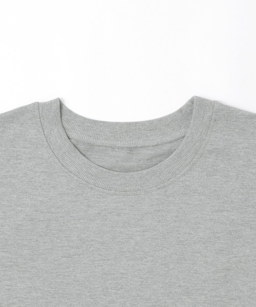 Fashion Letter（ファッションレター）の「【M-5L】ミニ裏毛 サイドスリットトレーナー（スウェット・レディース・チャコールグレー/オフホワイト/ブラック・M～Ｌ/4L～5L/LL～3L）」の11枚目の写真