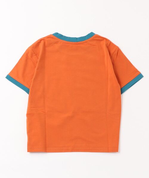 Lilamusant(リラミュゾン)の「【Lilamusant(リラミュゾン)】配色ワンポイントロゴ半袖リンガーTee(Tシャツ/カットソー・レディース・ブルー/テラコッタ/アイボリー・M/L)」の11枚目の写真