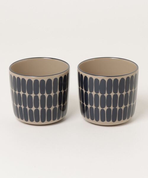 Alku / coffee cup 2dl, without handle, 2pcs（グラス/マグカップ/タンブラー）｜marimekko（マリメッコ）