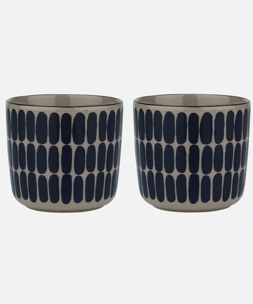 Alku / coffee cup 2dl, without handle, 2pcs（グラス/マグカップ/タンブラー）｜marimekko（マリメッコ）