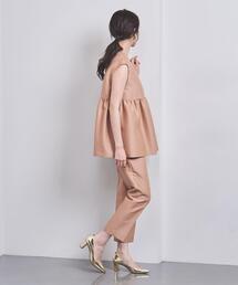 UNITED ARROWS | ウール シルク ツイル ペプラム ベスト(ベスト)