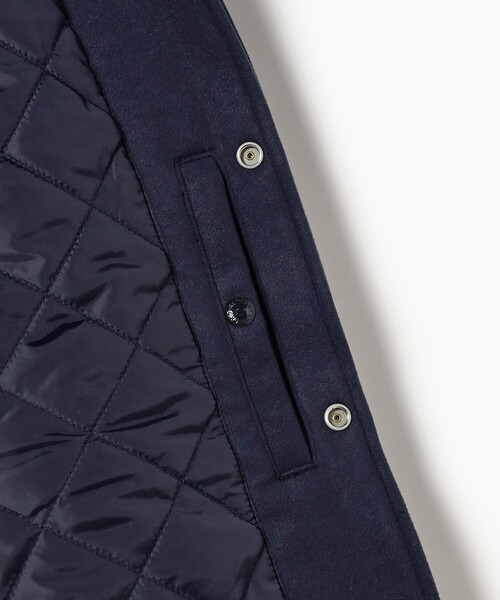 BEAMS（ビームス）の「BEAMS / フリース スタジアム コーチジャケット（スタジャン・メンズ・ブラック/ネイビー・S/M/XL/L）」の22枚目の写真