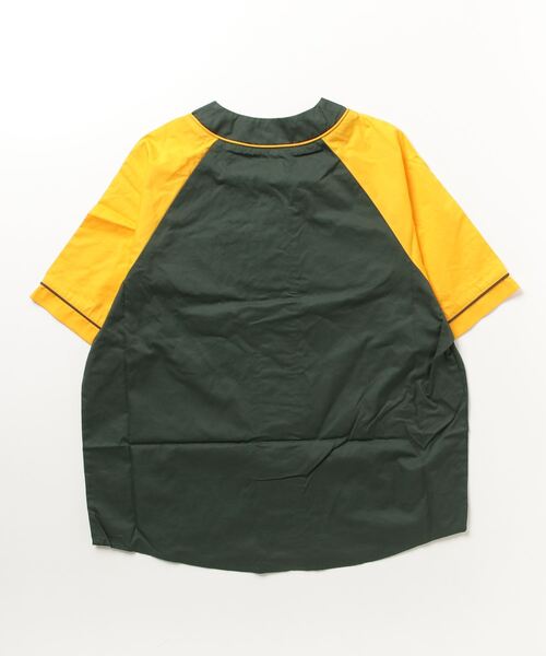 centimeter(センチメーター)の「Centimeter mop baseball shirt(シャツ/ブラウス・メンズ・ネイビー/ブラック/グリーン・LARGE/MEDIUM/X-LARGE)」の14枚目の写真