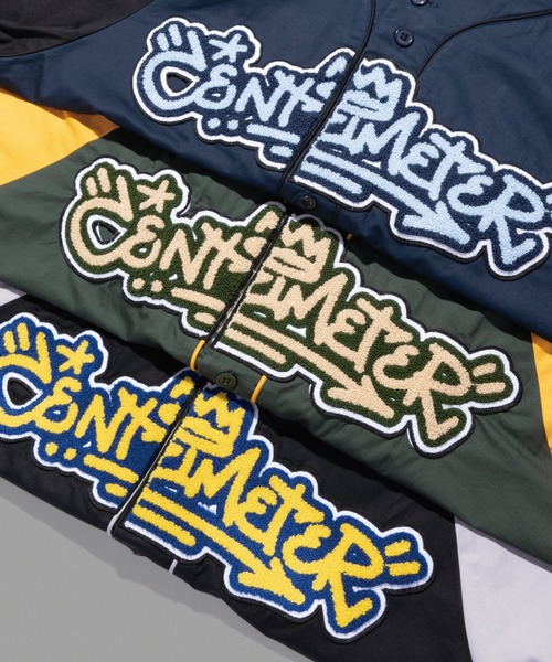 centimeter(センチメーター)の「Centimeter mop baseball shirt(シャツ/ブラウス・メンズ・ネイビー/ブラック/グリーン・LARGE/MEDIUM/X-LARGE)」の8枚目の写真