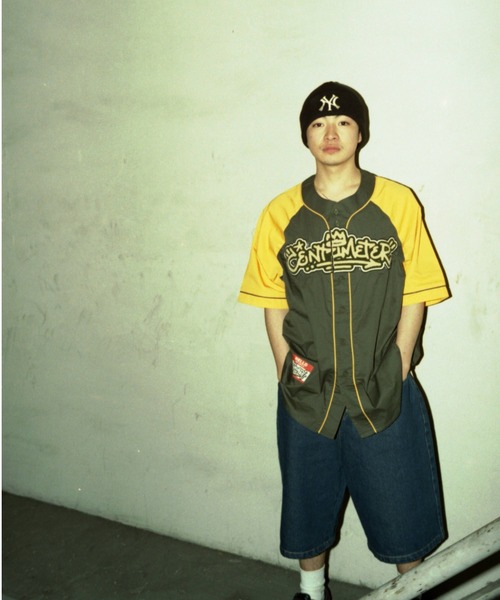 centimeter(センチメーター)の「Centimeter mop baseball shirt(シャツ/ブラウス・メンズ・ネイビー/ブラック/グリーン・LARGE/MEDIUM/X-LARGE)」の10枚目の写真