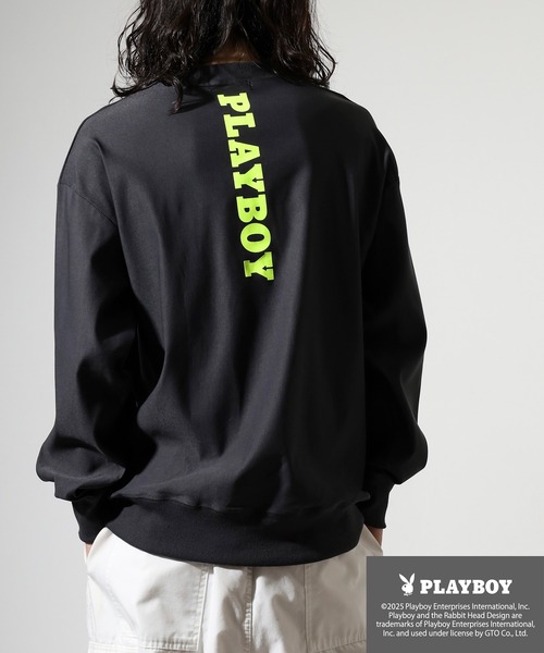 FUNALIVE(ファンアライブ)の「PLAYBOY スーパーストレッチハイネックトップス(Tシャツ/カットソー・メンズ・ブラック系/チャコールグレー・L/XL/M)」の12枚目の写真