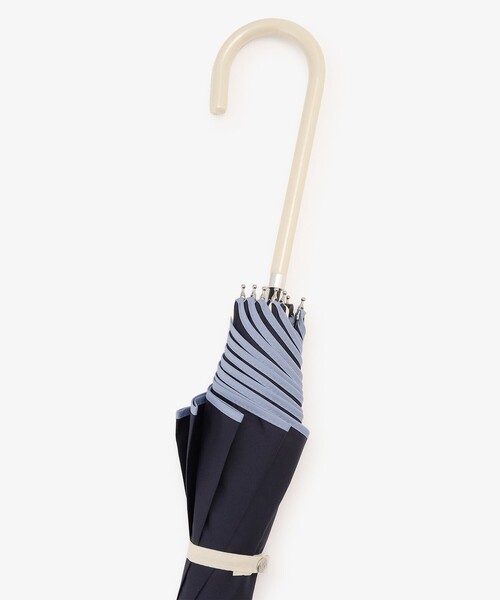 Afternoon Tea（アフタヌーンティー）の「バイカラージャンプ長傘 雨傘（長傘・レディース・グリーン/ネイビー/ホワイト・ONE SIZE）」の5枚目の写真